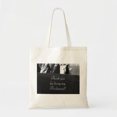 'Thank you for Being My Bridesmaid' Gift Tote Bag