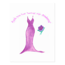 Thank you for Being my Bridesmaid Post Card