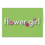 Thank You For Being My Flowergirl! Card