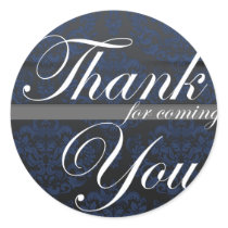 Thank You for coming- Oceanic Blue Sticker