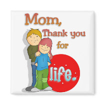 Thank You for Life magnets