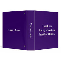 Thank you for my education President Obama. Binder