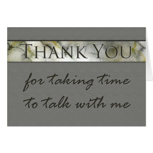 thank-you-for-taking-time-to-talk-interview-cards-zazzle