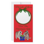Thank you for the Christmas Gift Photo Card
