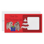 Thank you for the Christmas Gift Photo Card