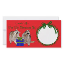Thank you for the Christmas Gift Photo Card