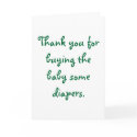 Thank you for the diapers cards by yessierm Thank you for the diapers cards