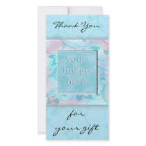 Thank you for the gift -blue photo cards
