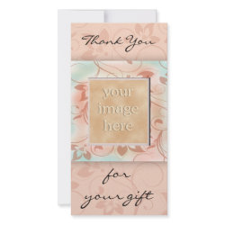 Thank you for the gift -brown photocard