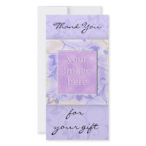 Thank you for the gift -lavender photo cards