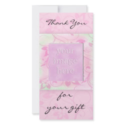 Thank you for the gift -pink photocard photocard