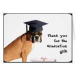 Thank you for the graduation gift boxer card