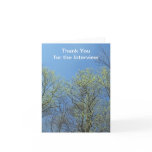 Thank You for the Interview Greeting Cards