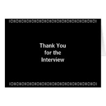 Thank You for the Interview Greeting Card