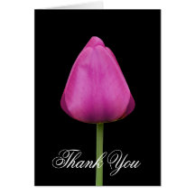 Thank you for the interview greeting card, tulip