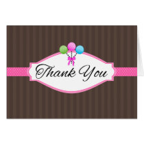 Thank You For Your Business Cake Pops Note Cards cards