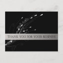 Thank You For Your Business Post Card postcard