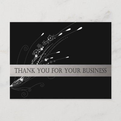 thank you for your business outline