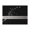 Thank You For Your Business Post Card postcards