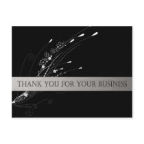 Thank You For Your Business Post Card postcards