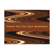 Thank You For Your Business Postcard