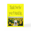 Thank You for your Friendship boxer greeting card