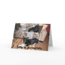 Thank you for your hospitality card (dogs) by acblakley Thank you for your hospitality card (dogs)