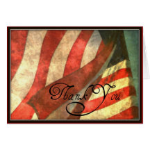 Thank You For Your Service Military Greeting Card