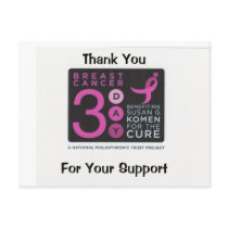 Thank You For Your Support - Customized postcards by slw524 Thank You For Your Support - Customized postcards