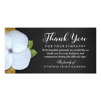 Thank You For Your Sympathy Floral Card