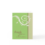 Thank You for Your Thoughtfulness Sage Green Greeting Cards