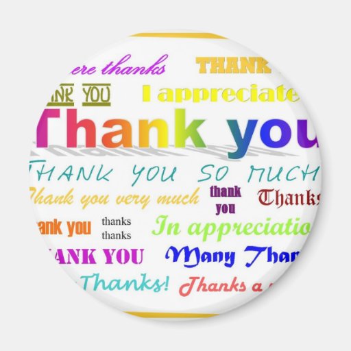 Thank You Fridge Zazzle