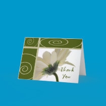 Thank You Gerbera Daisy Card cards