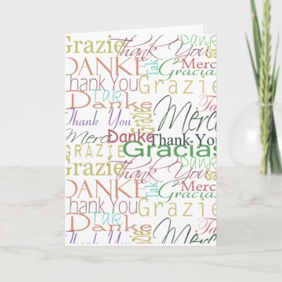 thank you gifts. Thank You Gifts Greeting Card