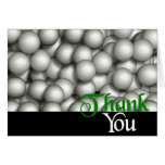 Thank You Golf Balls Greeting Card