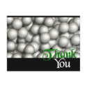 Thank You Golf Balls postcards by JustParties Thank You Golf Balls postcards