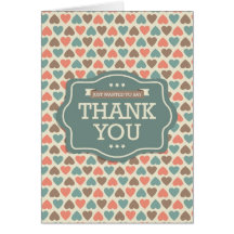 Thank you greeting cards