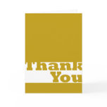 Thank You In Brown Greeting Card