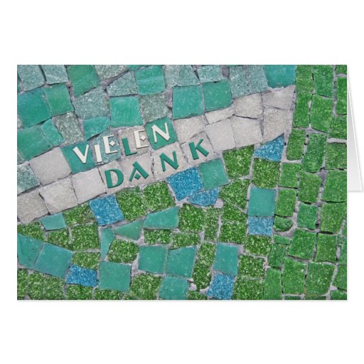 Thank You in German Greeting Card | Zazzle