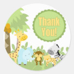 Thank You It's A Jungle Stickers