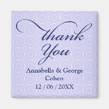 Thank You Jewish Wedding Magnet