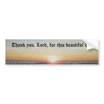 Thank you Lord Bumper Sticker bumper stickers