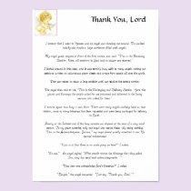 Thank You, Lord posters