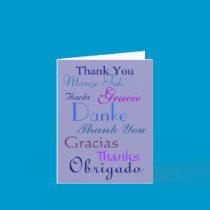 Thank you ~ many languages cards