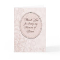 Thank You Matron of Honor cards