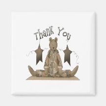 Thank you military refrigerator magnet