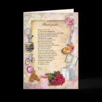 Thank you Mom (customizable) cards