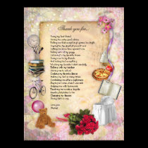Thank you Mom (customizable) posters