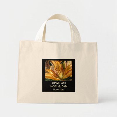 Wedding Gift   on Thank You Mom   Dad  I Love You Tote Bag Wedding Party Gifts Lily
