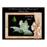 Thank You Mom Rosebud Personalized Poster Print
